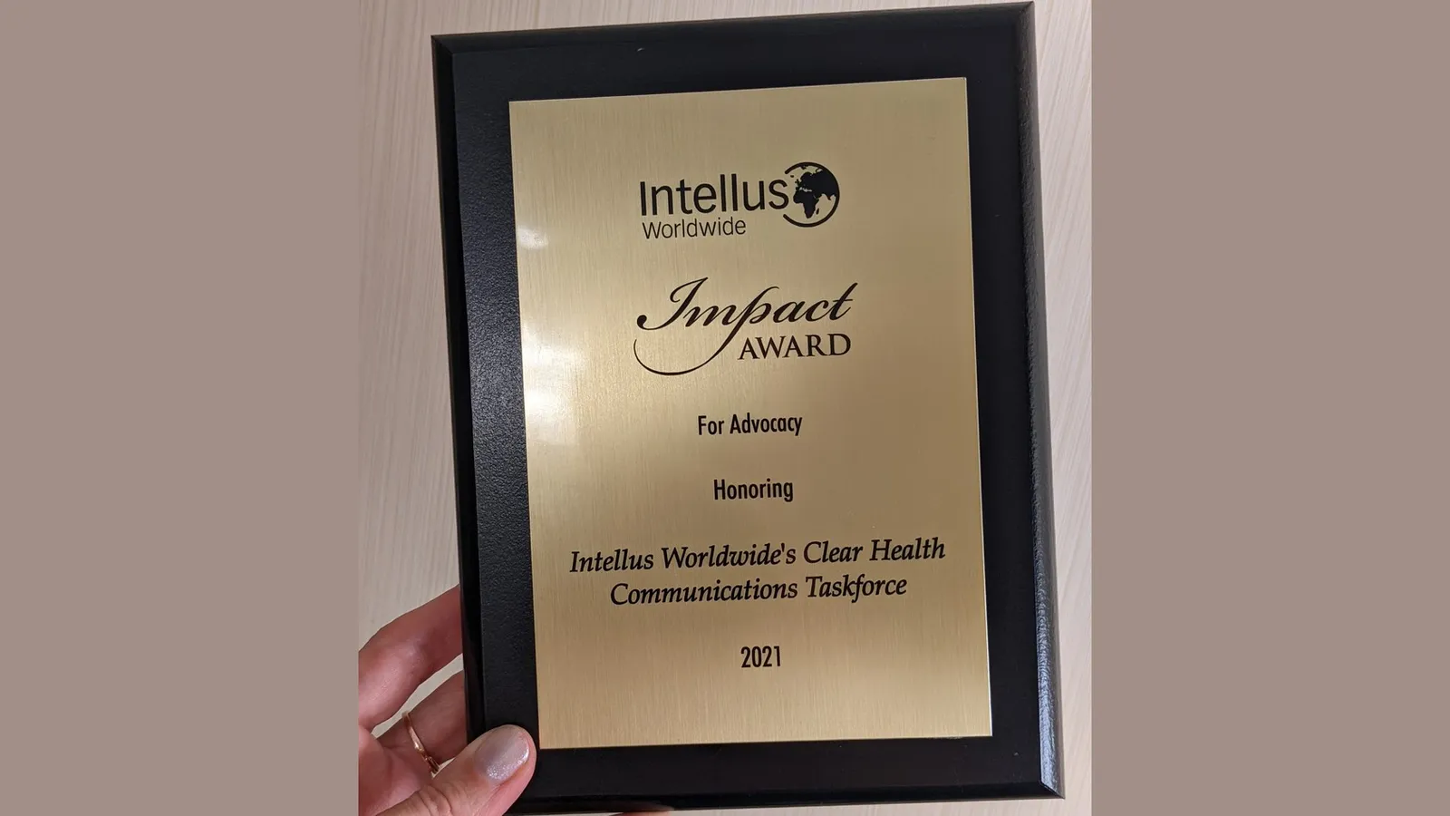 Intellus Impact Award for Advocacy 2021 Intellus Impact Award for Advocacy 2021, Tatiana Barakshina