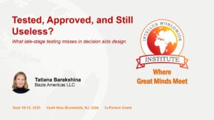 What late-stage testing misses in decision aids design, download PDF manual