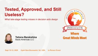 What late-stage testing misses in decision aids design, download PDF manual
